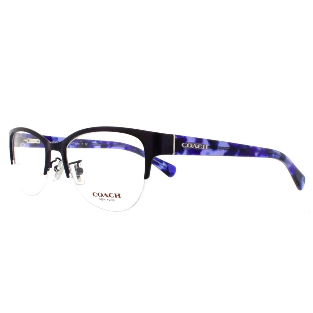 🌷Coach HC5078 925 Satin Navy/Blueblack Mosaic